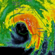 El ojo del huracán Irma. RadarScope